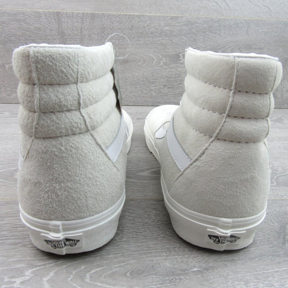 Vans Sk8-Hi Suede Sneakers Mens Size 13 Blanc De Blanc NEW - Picture 9 of 16